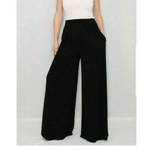 Dressy black palazzo pants